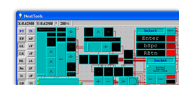 Partial Neattools Program Screen